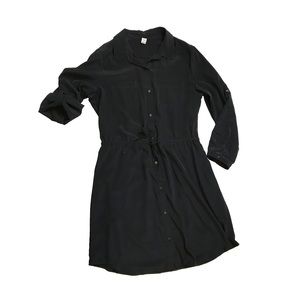 Old Navy Black Shirt Dress, size Large